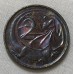AUSTRALIA 1967 . TWO 2 CENTS COIN . FRILLED NECK LIZARD . UNCIRCULATED